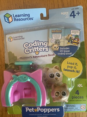 Learning Resources Coding Critters Pet Poppers Pepper the Cat (LER 3095) LER3095