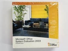 "BRAND NEW" Microsoft Office System Evaluation 2003 Enterprise Edition SEALED