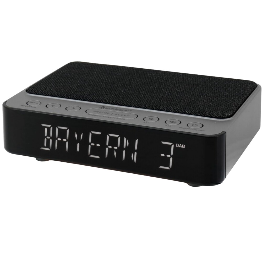 soundmaster UR250AN - Радиоприемник - DAB+ - Nachtlicht - Светодиодный дисплей - titan