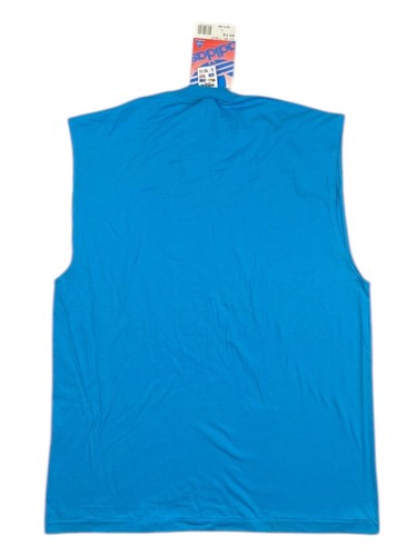 Vintage Adidas Mens Size Large Cut Off TShirt Sleeveless Single Stitch Aus Made - Picture 9 of 9