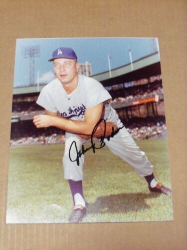 Johnny Podres, LA Dodgers, Signed 8 x 10 Print, in Uniform, Clean - Picture 1 of 1