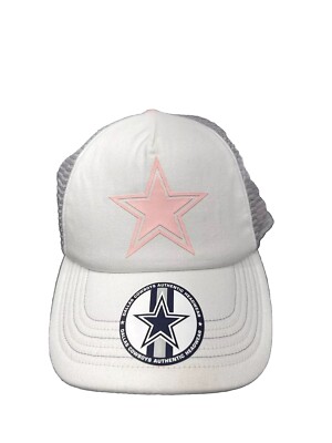 Dallas Cowboys Hat Cap White Pink Women's Authentic Apparel