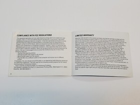 Burger Time Authentic Original NES Nintendo Manual Only *Creasing