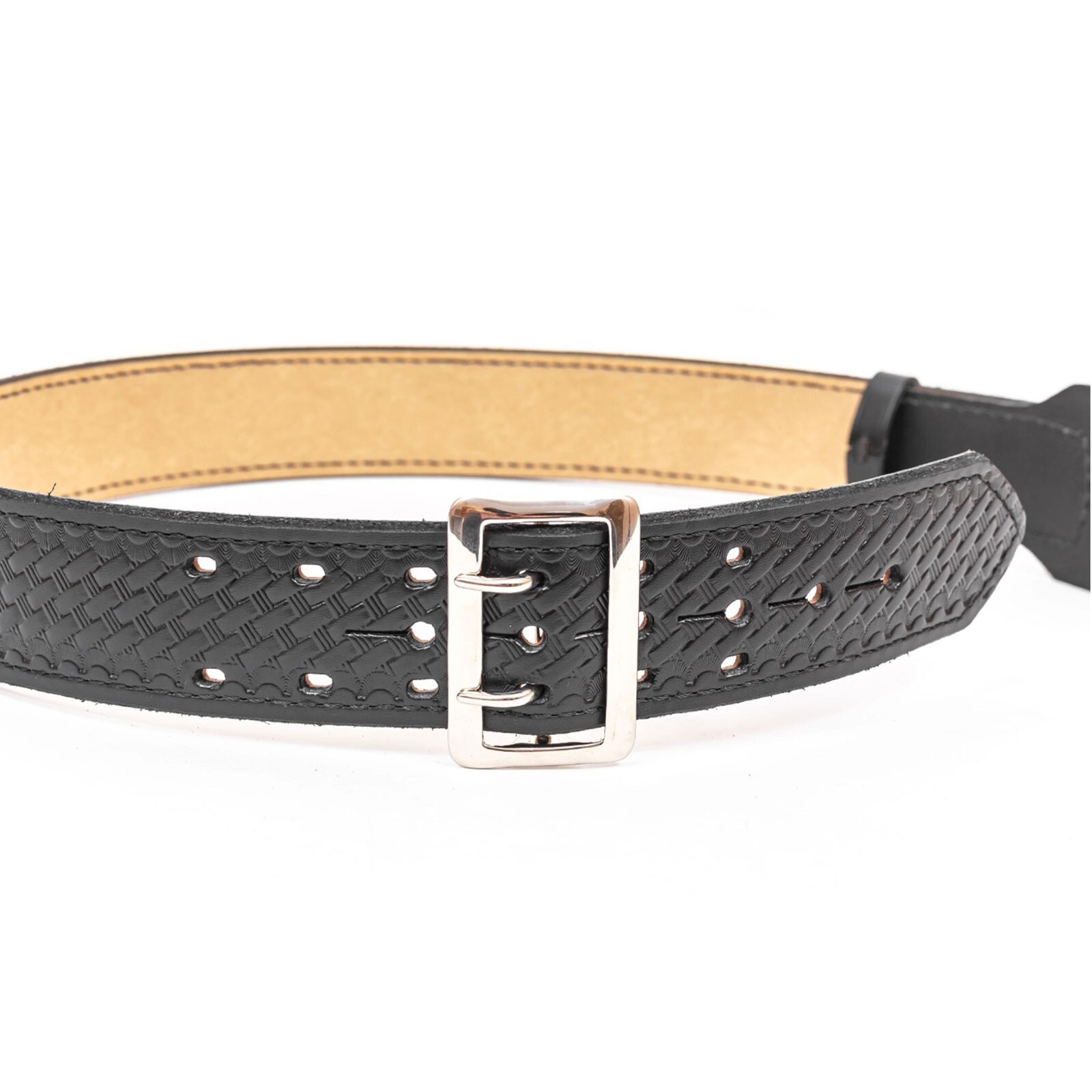 Jay-Pee Fully Lined Basketweave Sam Brown Duty Belt 2 1/4" Police Gear USA Made