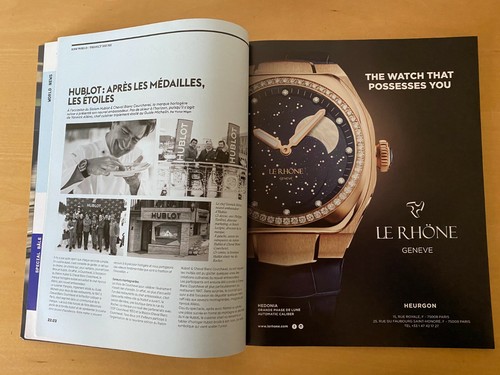 Magazine LA REVUE DES MONTRES Revista - No 234, April 2018 - Carl F. Bucherer - Picture 3 of 8