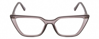 Gotham Flex 84 Women's Triangular Designer Reading Glasses Smoke