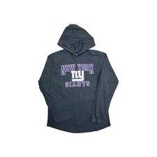 NFL New York Giants Hoodie Size Medium 10/12 Long Sleeve Lightweight Sweater