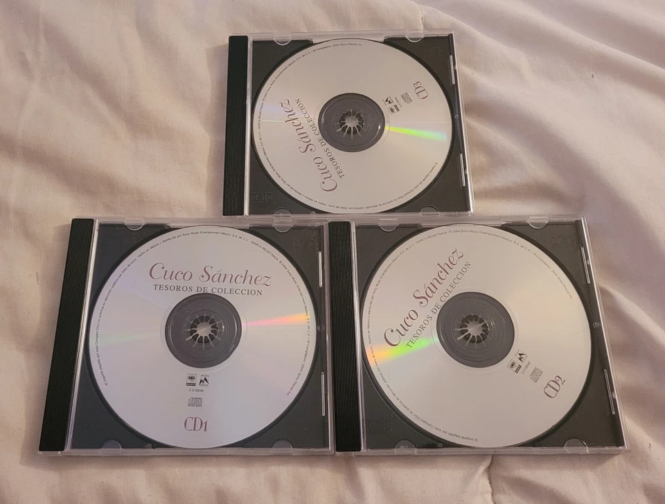 CUCO SANCHEZ - Tesoros De Colecction BOX SET CD 3 Cds Mexican Music Corridos Foto 4 de 4