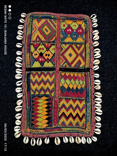 Indian antique vintage banjara tribal rabari kutchi ethnic handmade rare patch 2