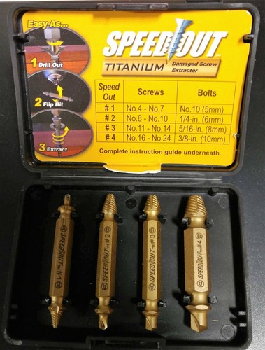 Speed Out Titanium Screw Extractor Set (HL2/3/122) - Bild 2 von 3