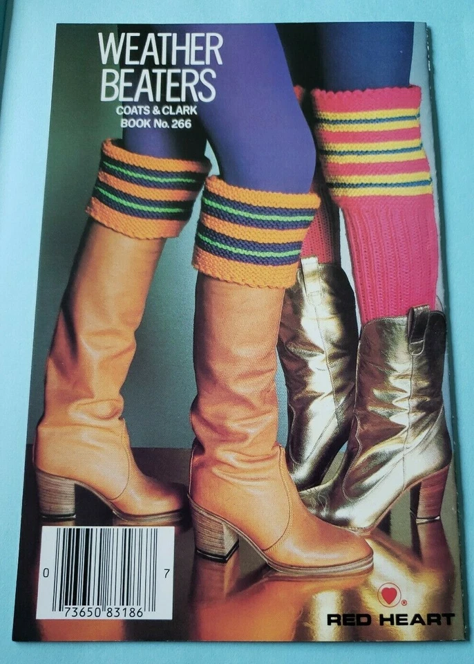 Knit & Crochet - WEATHER BEATERS - Coats & Clark Vintage Booklet 1977 - Image 3 of 4