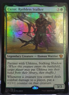 Cazur, Ruthless Stalker #5 Commander 2020 Foil Mythic