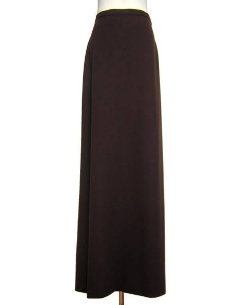 Used Jean Paul Gaultier Classique Maxi Long Skirt Women Size 42 Brown Color