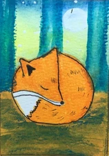 Aceo Original Mixed Media Art