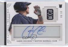 2014 Panini National Treasures Treasure Signatures 69/99 Garin Cecchini Auto 0n7