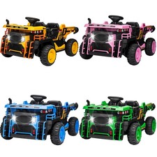 GARVEE 2-Seater 24V Ride-On Dump Truck w/ Remote Control, Lights, Music,Dump Bed