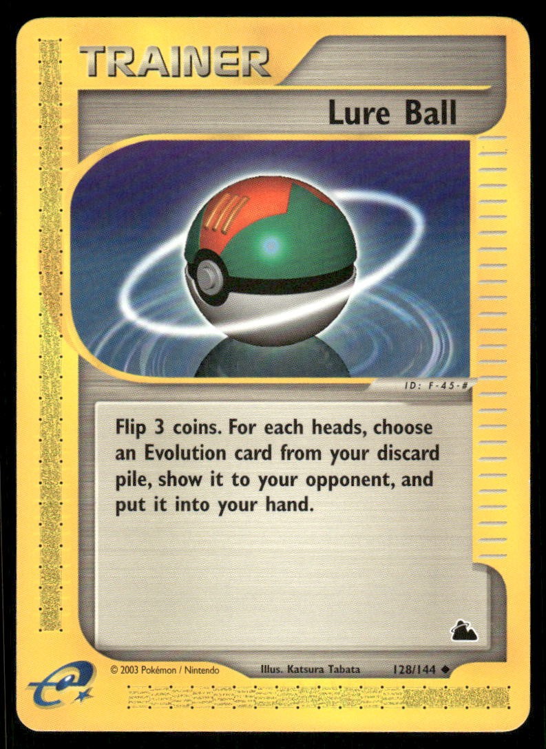 Pokemon Cards Lure Ball 128/144 Skyridge WOTC Uncommon NM *2