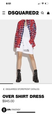 Dsquared2 14y Shirt Red & Blue