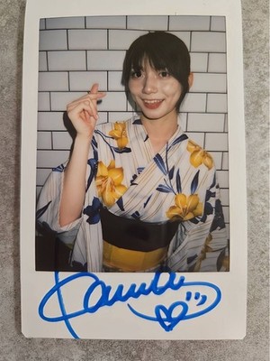 Kanna Seto Polaroid Instax Cheki Foto Autogramm Handsigniert #1844