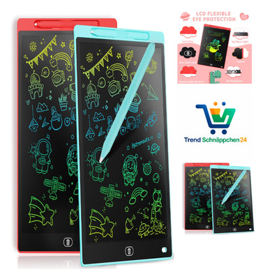 LCD Schreibtafel 12 Zoll Farbverlauf Bunt Farbwechsel Farbspiel