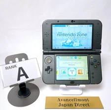【Top IPS】New Nintendo 3DS LL XL Metallic Black Console Japan Tested Rank A