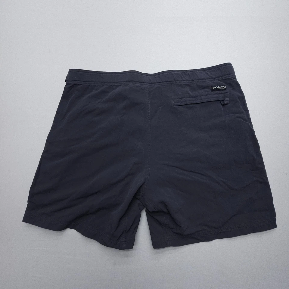 Columbia GRT Belted Hiking Shorts Mens XL Gray Nylon Hiking Fishing Y2K 2000s - Image 2 of 4