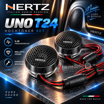 Hertz Uno T 24 Hochöner 6 dB Inline Frequenzweiche integriert aus Hertz K 165