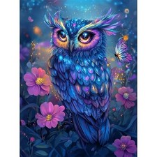 Owl Diamond Art Kits for Adults,Owl Diamond Painting Kits for Adults Beginner,
