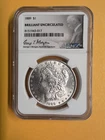 1889 Morgan Silver Dollar Philadelphia NGC Brilliant Uncirculated 90% Silver
