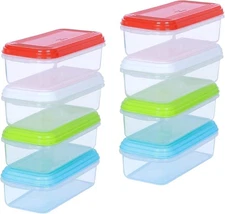 ARSUK Small Food Containers with Lids 250 ml X 8 PCS, 250 X 8 PCS 