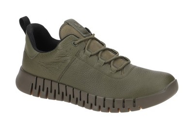 Ecco Schuhe GRUUV grün Herrenschuhe bequeme Schnür Halbschuhe 52522401076 NEU