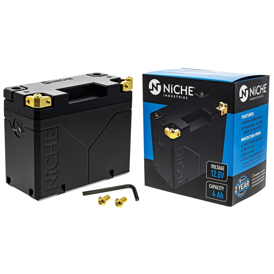 Batería de litio de nicho YB12A-A 12V 4Ah 240A para motocicleta Honda Yamaha Kawasaki Foto 4 de 4