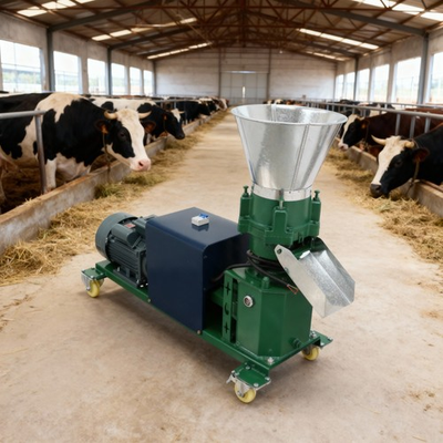 #ad 150 200KG h 3mm Poultry Feed Pelletizer Feed Pellet Making Machine 220V 4Roller $1283.10