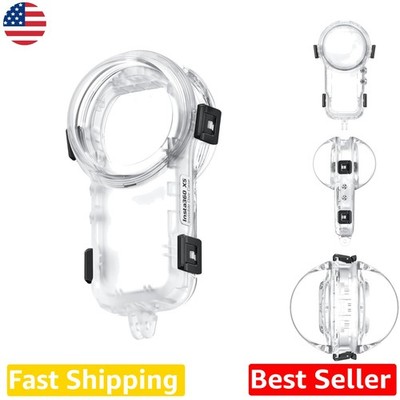 Waterproof X5 Dive Case for Action Camera - Invisible 60m Clear Plastic & Steel