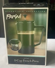 Parini Essential Collection 8-Cup French Press Coffee Tea Maker Stainless Steel