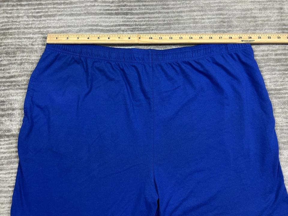 Haband Shorts Mens XX Blue Pull On Elastic Waist Cotton Blend - Image 4 of 4
