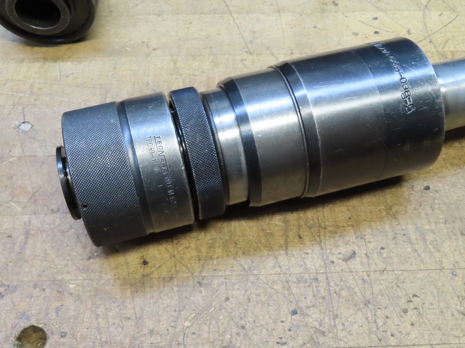 Tecnara tension compression quick change chuck + 1-1/4" & 1-1/2" tap collets 5MT