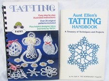 Tatsy Tatting book 20 patterns  Aunt Ellen Handbook instructions  projects