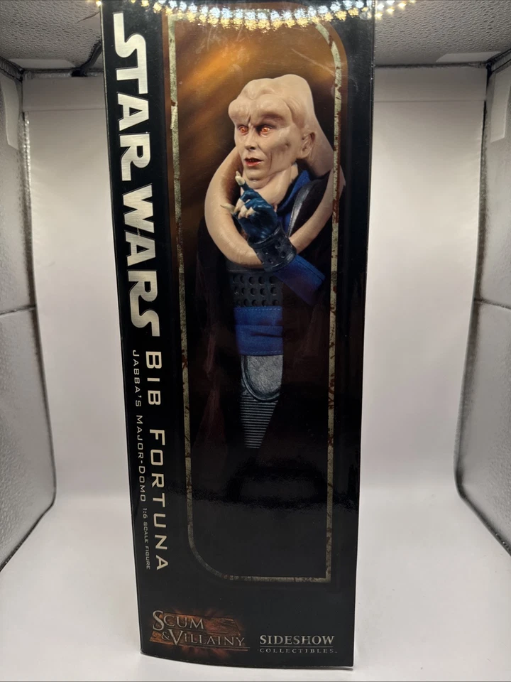 Figura de acción Sideshow Collectibles Star Wars 1/6 babero Fortuna escoria y villano Foto 4 de 4