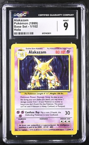 Alakazam graded CGC 9 for sale on eBay