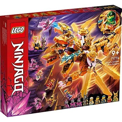 LEGO 71774 Ninjago Lloyd's Golden Ultra Dragon Toy Block Present