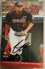 Aaron Altherr Signed Autograph 2023 Tri-City Valleycats Program
