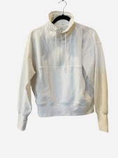 Old Navy Active Women's Dynamic Fleece Pullover Sweatshirt White Size: Large