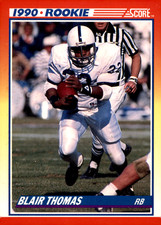 1990 Score - 1990 Rookie Blair Thomas #300 (RC)