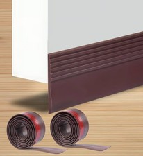 Twin Pack 39" Door Draft Stopper Seal Strip Weather Stripping Noise Dust Blocker