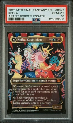 Kefka, Court Mage (0322) (Borderless) Final Fantasy Foil for sale