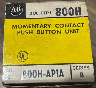 ALLEN BRADLEY 800H-AP1A PUSH BUTTON H/D EXP PROOF  NEW IN BOX