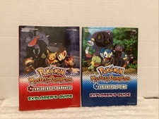 2 Pokemon Mystery Dungeon Explorer’s Guide Books With Cover.