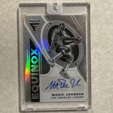 2020 Flux Magic Johnson Silver Scope Equinox Auto #20/25 Encased MINT 🎆