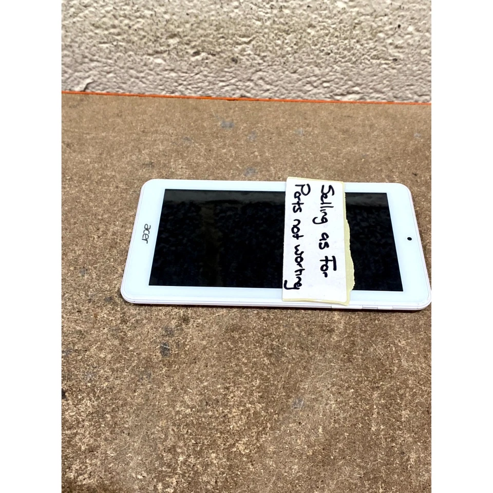 Acer Iconia One 7 B1-7A0 Android Tablet White Bluetooth 7" LCD 0.3MP Quad-Core - Image 3 of 4
